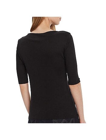 T-Shirt Femme Calvin Klein Jeans Half Supima Boat