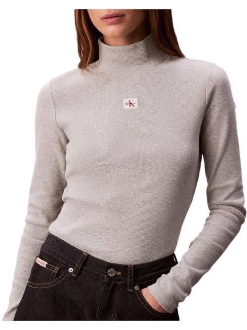T-Shirt Femme Calvin Klein Jeans Label - Kiabi