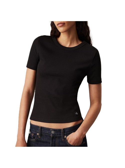 T-shirt Femme Calvin Klein Jeans Label - Kiabi