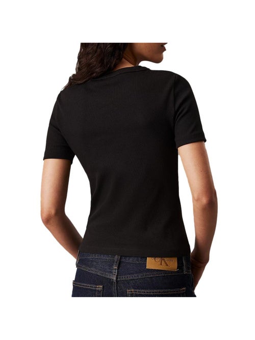 T-shirt Femme Calvin Klein Jeans Label - Kiabi