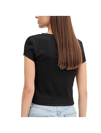 T-Shirt Femme Calvin Klein Jeans Label Ri-cloud