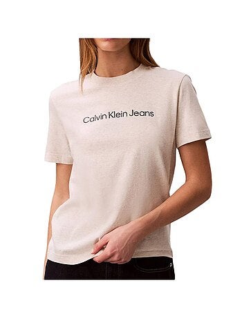 T-Shirt Bordeaux Femme Calvin Klein Jeans LV047C912G