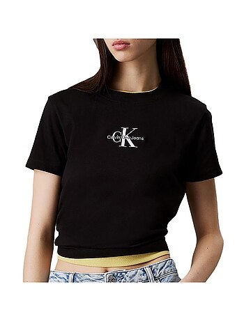 T-shirt Femme Calvin Klein Jeans Monologo Baby