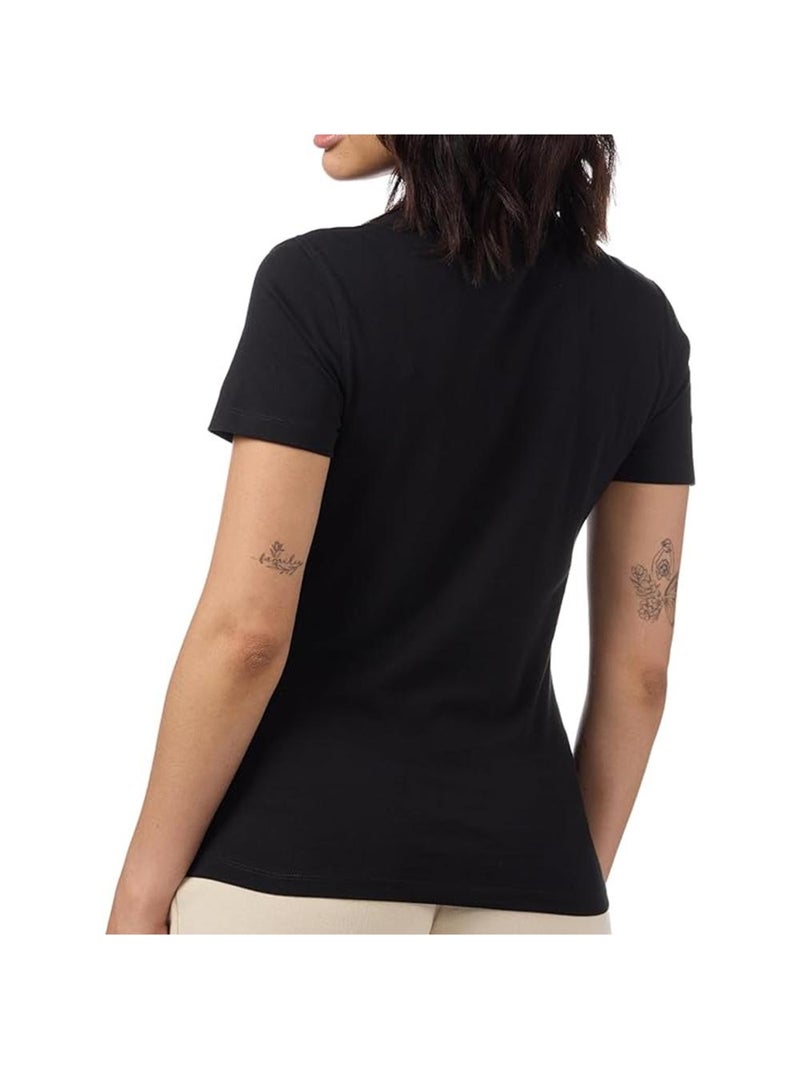 T-shirt Femme Calvin Klein Jeans Noir - Kiabi