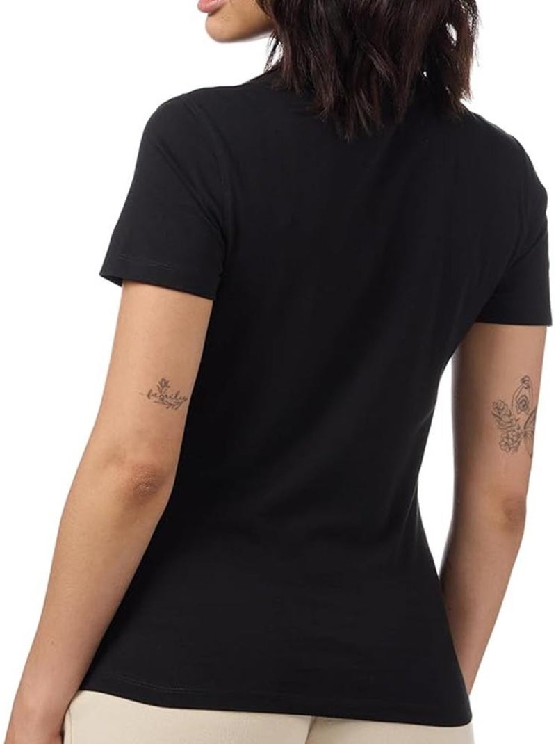 T-shirt Femme Calvin Klein Jeans Noir - Kiabi
