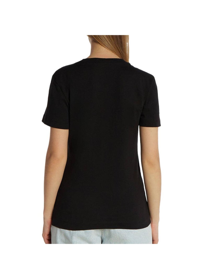 T-shirt Femme Calvin Klein Jeans Noir - Kiabi