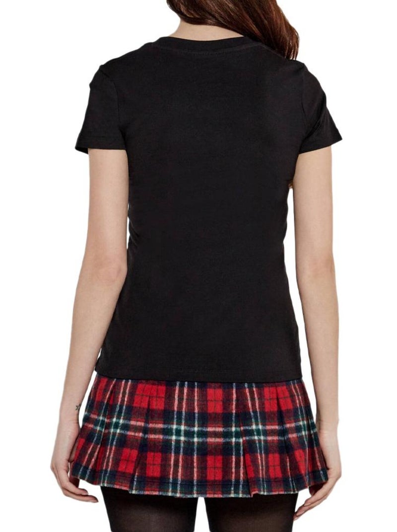 T-shirt Femme Calvin Klein Jeans Noir - Kiabi