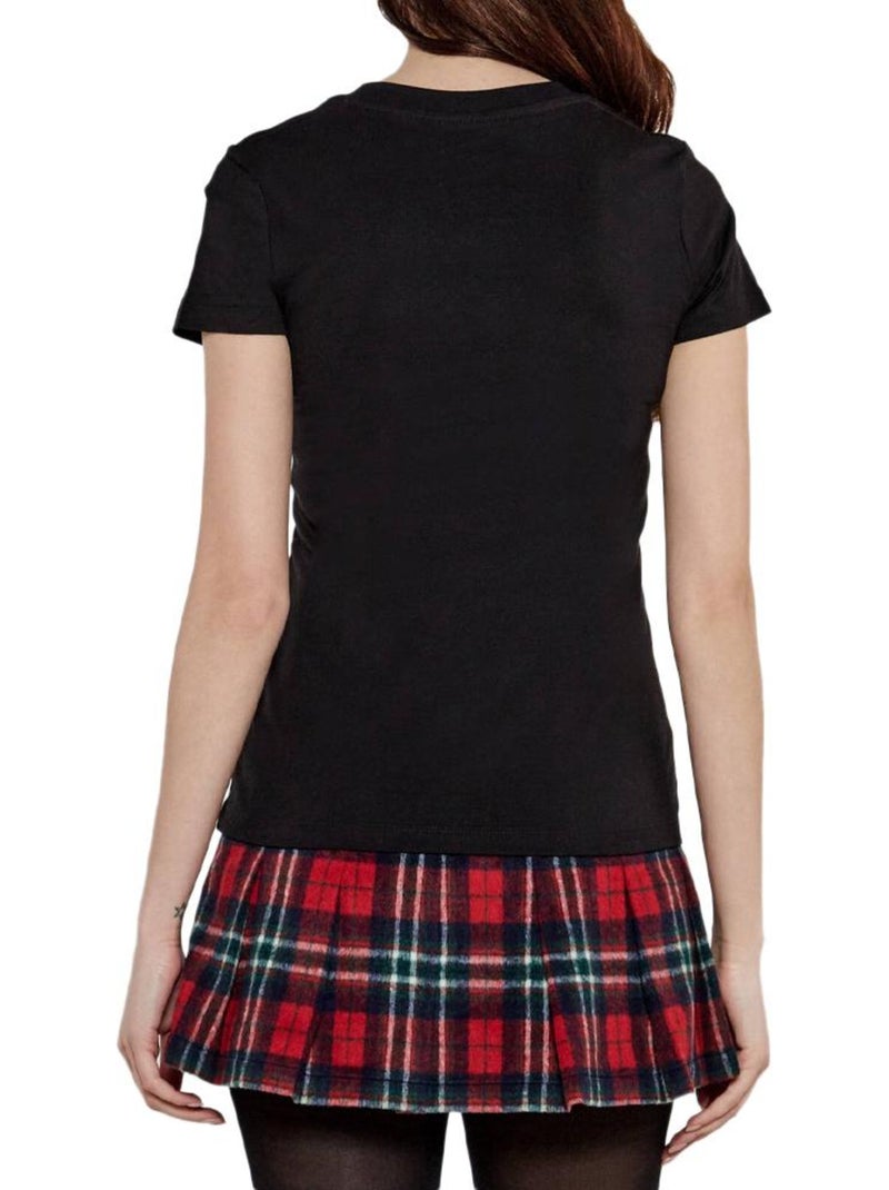 T-shirt Femme Calvin Klein Jeans Noir - Kiabi