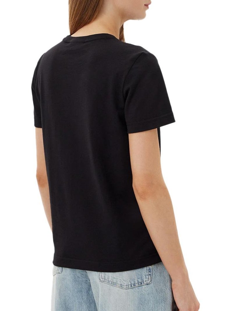 T-Shirt Femme Calvin Klein Jeans Noir - Kiabi