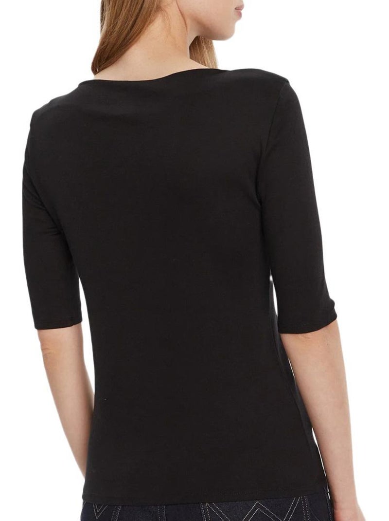 T-Shirt Femme Calvin Klein Jeans Noir - Kiabi