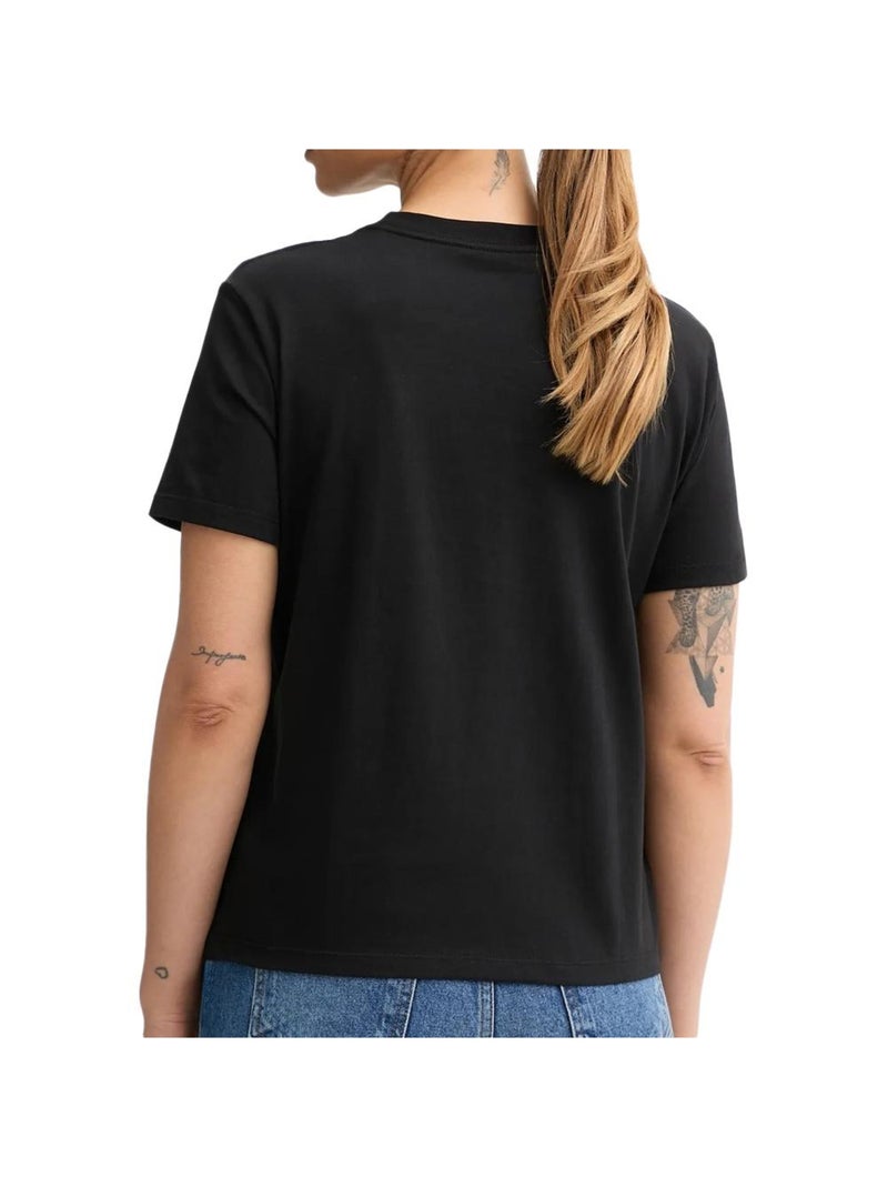 T-Shirt Femme Calvin Klein Jeans Noir - Kiabi
