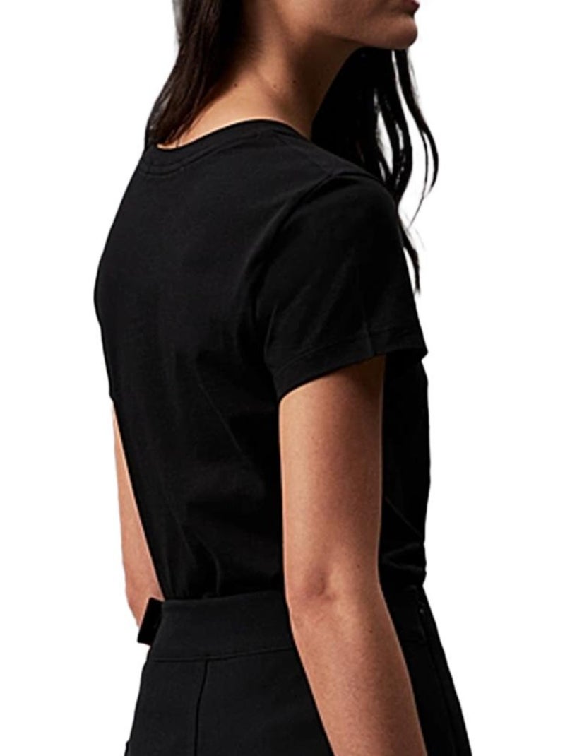 T-Shirt Femme Calvin Klein Jeans Noir - Kiabi