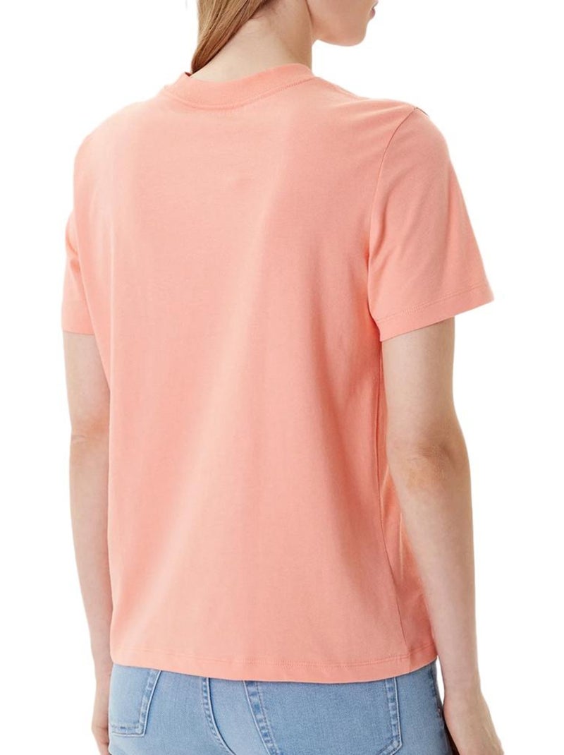 T-shirt Femme Calvin Klein Jeans Rose - Kiabi