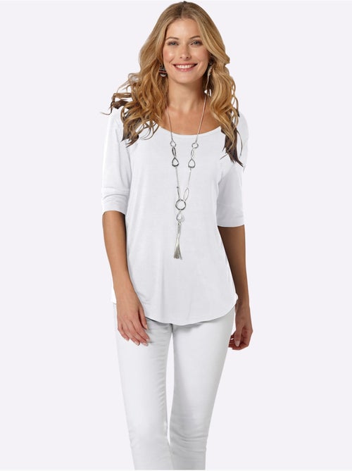T shirt femme col rond et manches courtes - taille standard - witt - Kiabi T shirt femme col rond et manches courtes - taille standard - witt - Kiabi