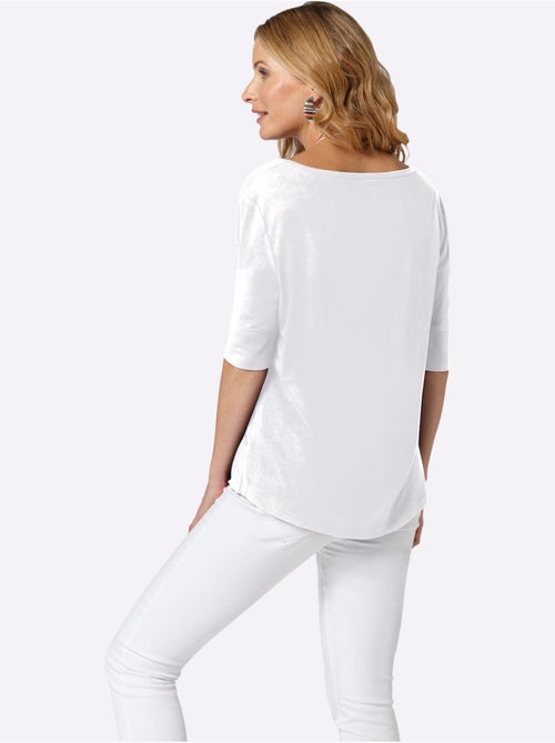 T shirt femme col rond et manches courtes - taille standard - witt - Kiabi T shirt femme col rond et manches courtes - taille standard - witt - Kiabi