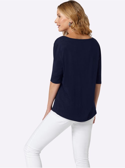 T shirt femme col rond et manches courtes - taille standard - witt - Kiabi T shirt femme col rond et manches courtes - taille standard - witt - Kiabi