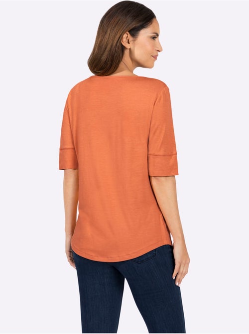 T shirt femme col rond et manches courtes - taille standard - witt - Kiabi T shirt femme col rond et manches courtes - taille standard - witt - Kiabi