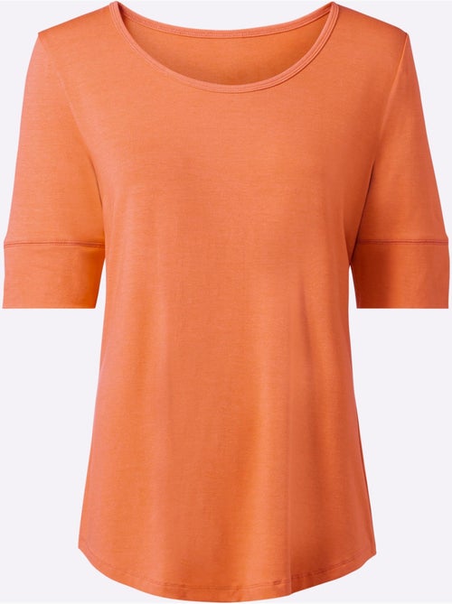T shirt femme col rond et manches courtes - taille standard - witt - Kiabi T shirt femme col rond et manches courtes - taille standard - witt - Kiabi