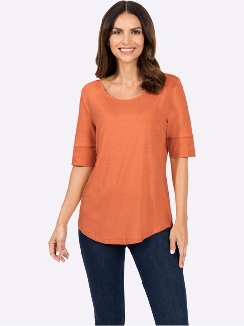 T shirt femme col rond et manches courtes - taille standard - witt - Kiabi T shirt femme col rond et manches courtes - taille standard - witt - Kiabi