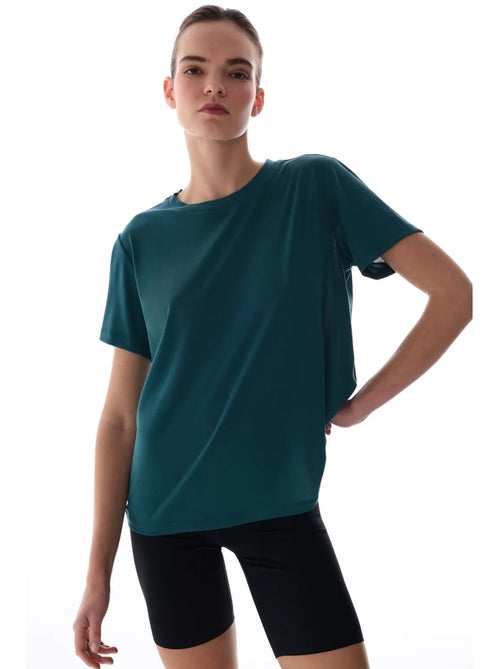 T-shirt femme col rond penti - Kiabi T-shirt femme col rond penti - Kiabi