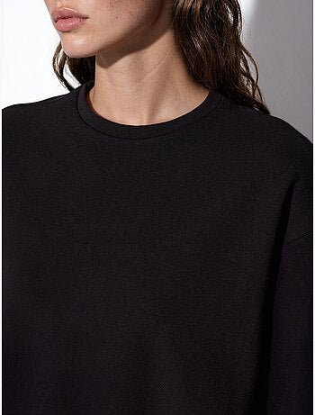T-shirt femme coupe ample à col rond busem