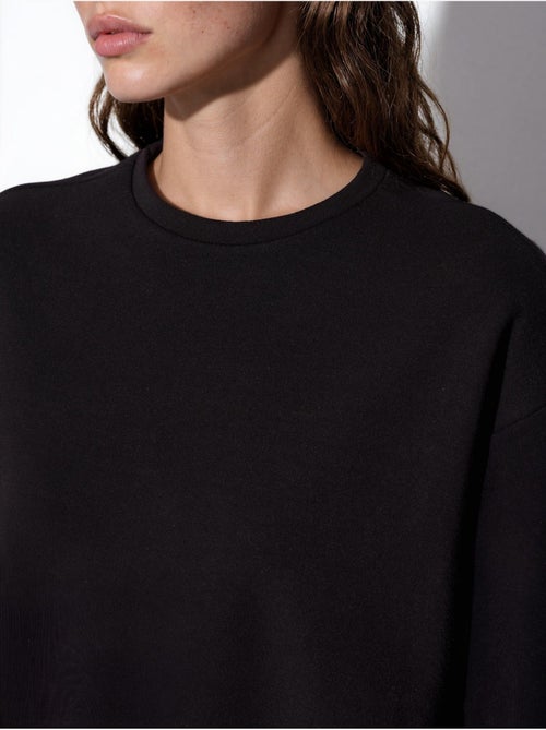 T-shirt femme coupe ample à col rond busem - Kiabi