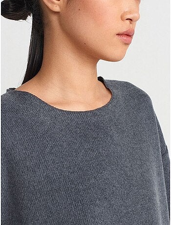 T-shirt Femme Coupe Ample À Col Rond