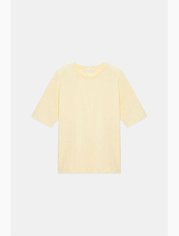 T-shirt femme en coton à col rond dilvin