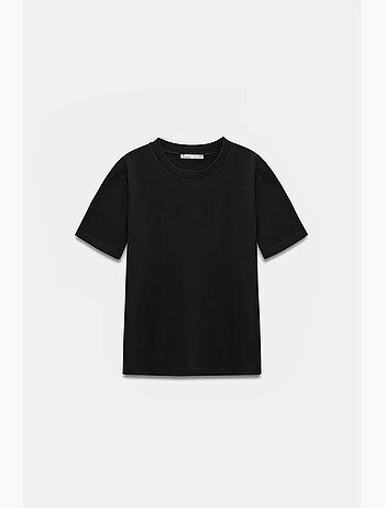 T-shirt femme en coton à col rond dilvin