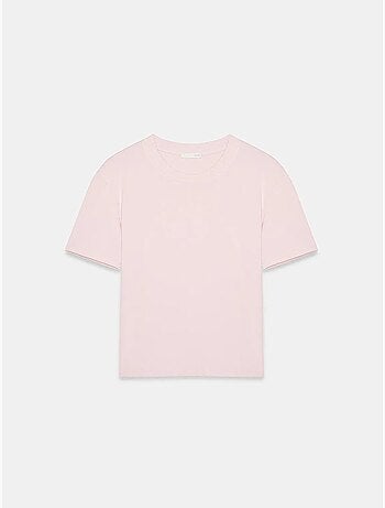 Dilvin t-shirt femme en coton à col rond