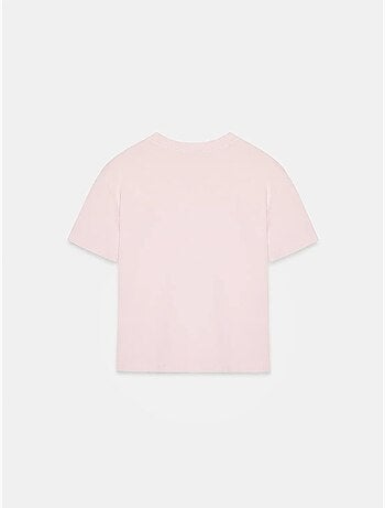 Dilvin t-shirt femme en coton à col rond