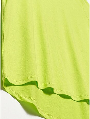 T-shirt Femme En Coton À Col Rond
