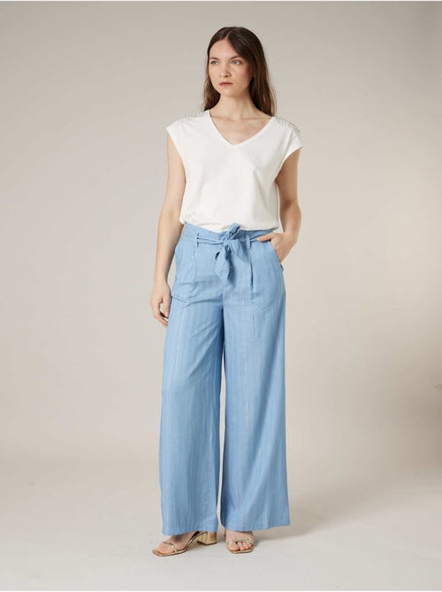 T-shirt femme en coton bio 'Deeluxe' - Kiabi