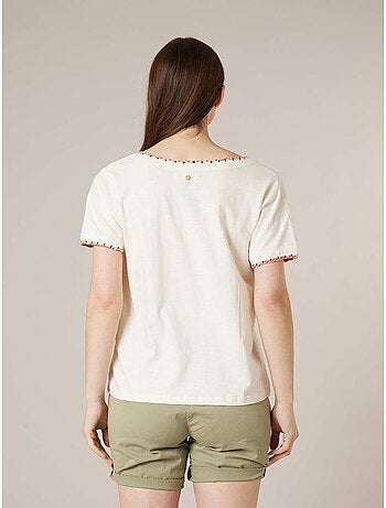 T-shirt femme en coton 'Deeluxe'