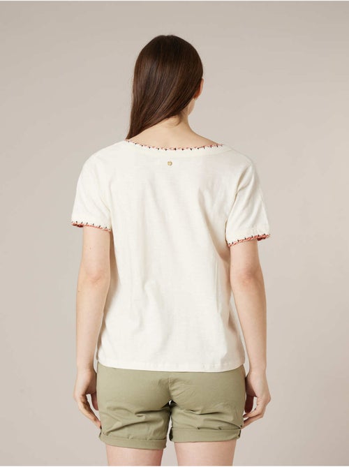 T-shirt femme en coton 'Deeluxe' - Kiabi