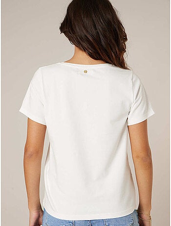T-shirt femme en coton 'Deeluxe'