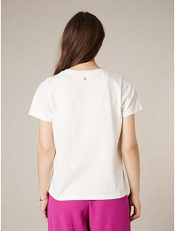 T-shirt femme en coton 'Deeluxe'