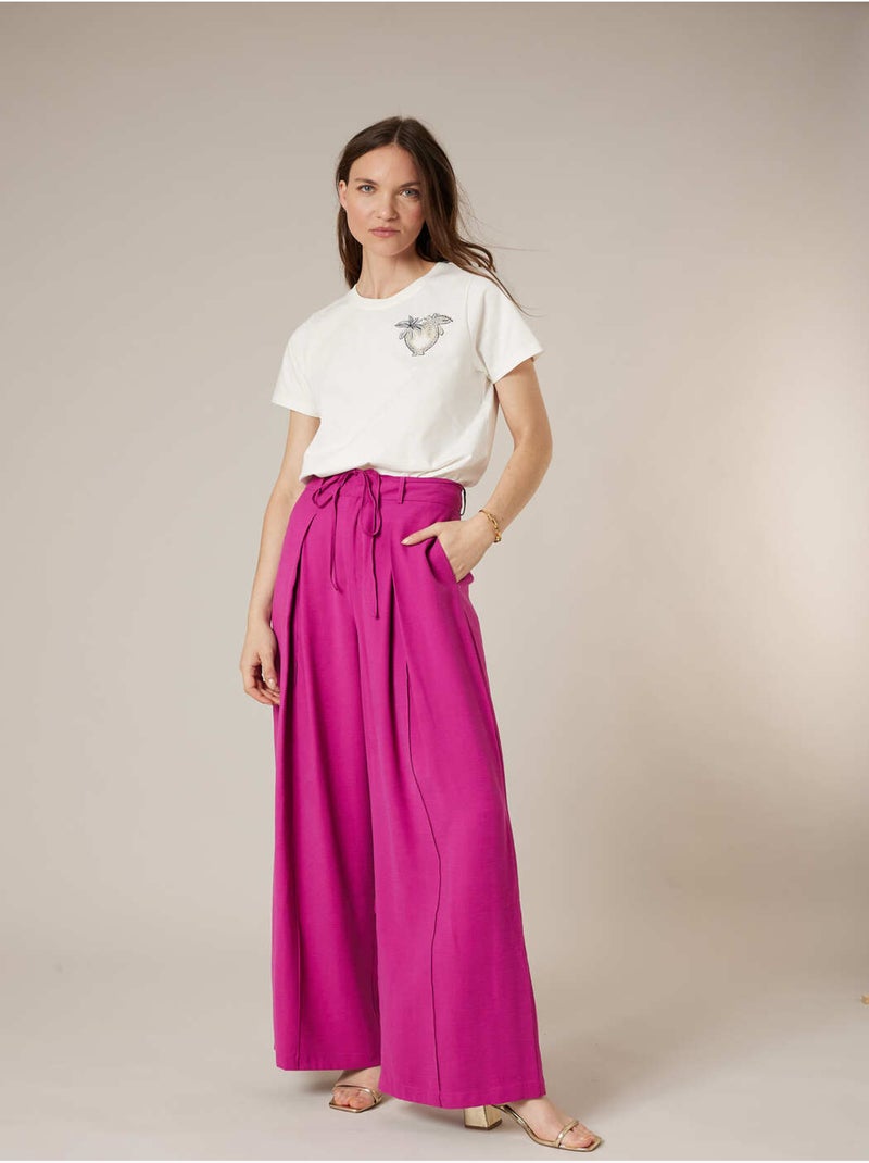 T-shirt femme en coton 'Deeluxe' Blanc - Kiabi