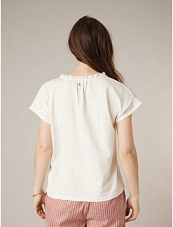 T-shirt femme en coton 'Deeluxe'