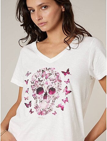 T-shirt femme en coton 'Deeluxe'