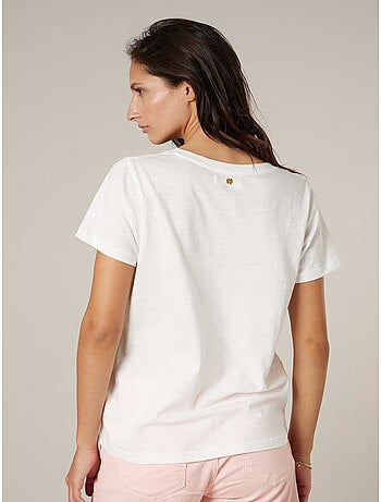T-shirt femme en coton 'Deeluxe'