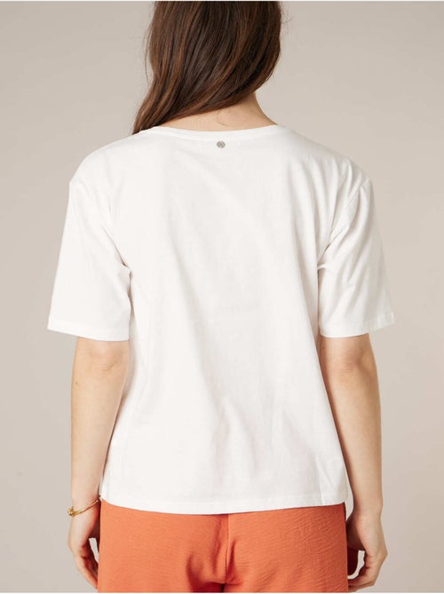 T-shirt femme en coton 'Deeluxe' - Kiabi