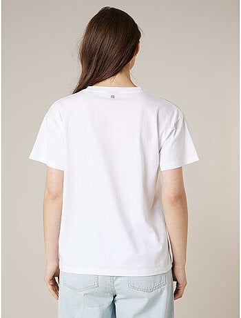 T-shirt femme en coton 'Deeluxe'