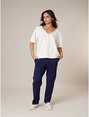 T-shirt femme en coton 'Deeluxe'