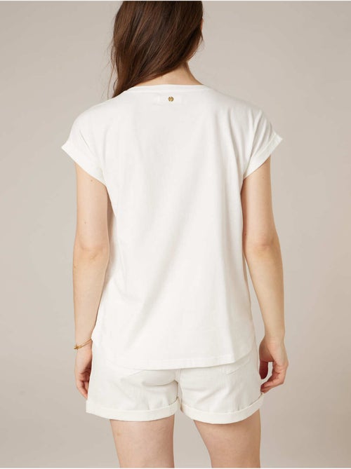 T-shirt femme en coton 'Deeluxe' - Kiabi
