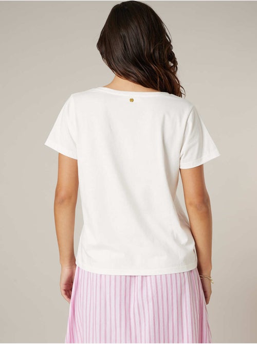 T-shirt femme en coton 'Deeluxe' - Kiabi