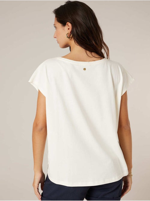 T-shirt femme en coton 'Deeluxe' - Kiabi