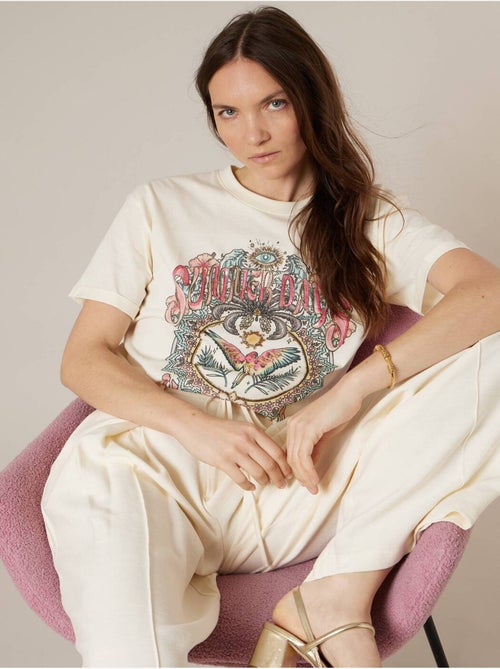 T-shirt femme en coton 'Deeluxe' - Kiabi