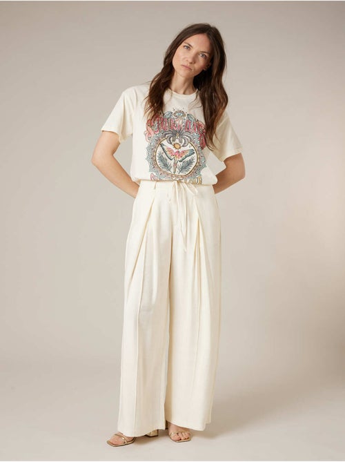 T-shirt femme en coton 'Deeluxe' - Kiabi