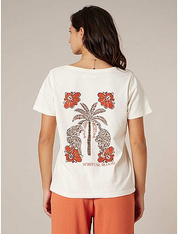 T-shirt femme en coton 'Deeluxe'